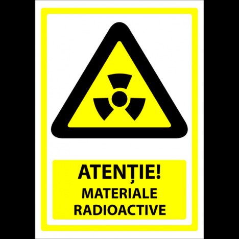 indicator pentru materiale radioactive